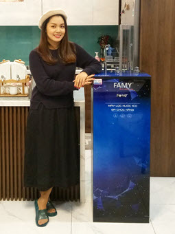 Ca sĩ Ngọc Anh nhận xét về Máy lọc nước Famy