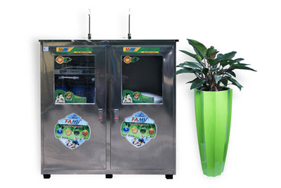 Máy lọc nước bán công nghiệp FAMY FA70 70 lít/giờ có tủ inox